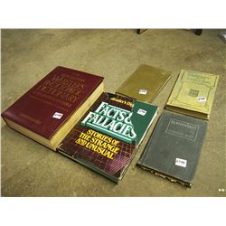 Books Webster Dictionary, Reader's Digest (3) Etc