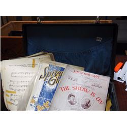 Suitcase With Music Related Papers