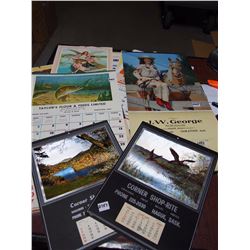 Assorted Calendars (Hague, Saskatoon, Etc)