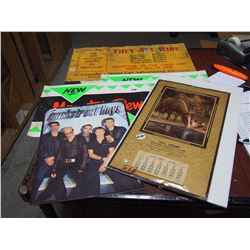 Assorted Advertising (Mountain Dew, Calendar, Backstreet Boys, Streetcar Advertising)