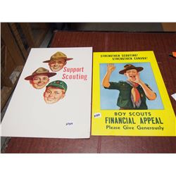 Cardboard Boy Scout Advertising (2)