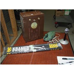 Microphone, Radio Box, Posters, Sprinkler