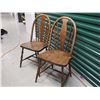 Image 2 : Antique Bow-back Chairs (2)