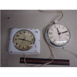Vintage 1950’s Westclox Wall Clocks, Working, Canadian (2)
