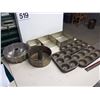 Image 1 : Vintage Country Kitchen Cake And Muffin Tins, Bundt Cake Pan, Swans Down Cake Pan, Etc