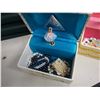 Image 3 : Vintage Windup Childrens Jewelry Boxes, (2) W/ Contents, Beads, Earrings