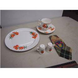 Saskatchewan Prairie Lilly Set Bone, Chine