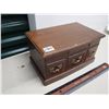Image 2 : Vintage Wood Jewellery Box W/ Jewellery