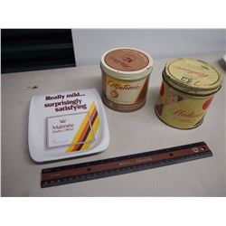 Matinee Tobacco Tins (2) W/ Change Tray