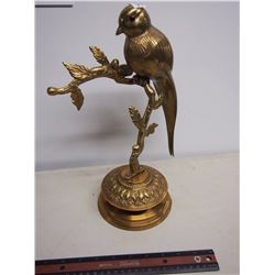 Antique Heavy Brass Glass Eyed Parquet