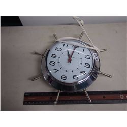 Vintage Made In Canada Ingraham Wall Clock, Working