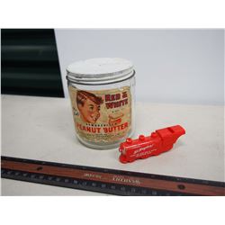 Red & White Peanut Butter & Whistle (40’s-50’s)