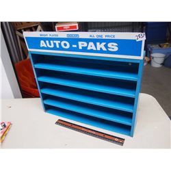Vintage Docap Auto-packs Metal Gas Station Display