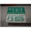 Image 1 : 1964-1965 Saskatchewan Plates
