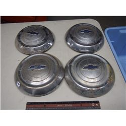 1950’s Chev Hub Caps Chrome (4)
