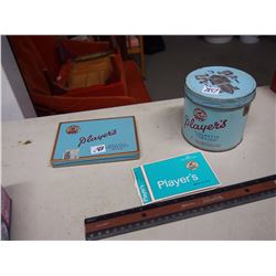 Players Navy Cut Cigarette Tins (2)