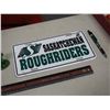 Image 3 : Saskatchewan Rough Riders License Plate, Pen, Roger Aldag Bobble Head