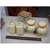 Image 1 : Vintage Hand Painted Japan Salt & Pepper Spice, Salt (5)