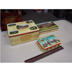 Vintage England Tins (3)(Walter & Hortley, Thornes, Harry Vinceny LTD)