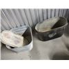 Image 2 : Galvanized Wash Tubs One With Lid (2)