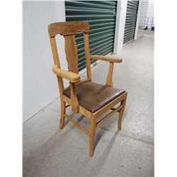 Antique Oak Armchair