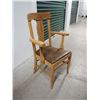 Image 1 : Antique Oak Armchair