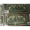 Image 3 : Vintage 1$ Canadian Bills (6) (1937 R/M 3267984, T/N 2201378, Y/A 0663183, W/L 7697033, T/N 9631634 