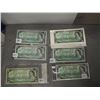 Image 2 : Vintage 1$ Canadian Bills (6) (1867-1967)