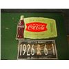 Image 1 : Coca-Cola Advertising Thermometer With Marilyn Monroe Licence Plate