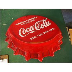 Reproduction Coca-Cola Cap Sign