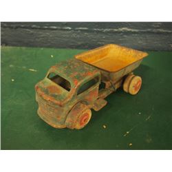 Lincoln Metal Toy Truck, Wooden Tires