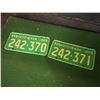 Image 1 : Lot Of Sequential Saskatchewan Licence Plates (2) (69)