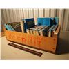 Image 1 : B.C. Fruit Wood Crate(18" x 12" x 5") With Hardy Boys Hardcover Novels (23)