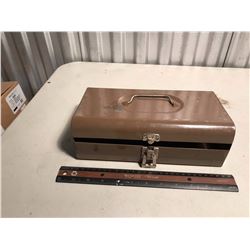 Brown Metal Box With Clasp