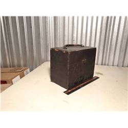 Wood Box With Clasp And Handle