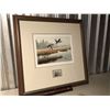 Image 1 : Framed Ducks Unlimited Stamp And Print