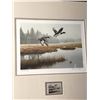 Image 3 : Framed Ducks Unlimited Stamp And Print