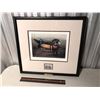 Image 2 : Framed Ducks Unlimited Stamp And Print With Certificate Of Authenticity