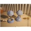 Image 1 : Blue Lamps (2) (1 Missing Lid)