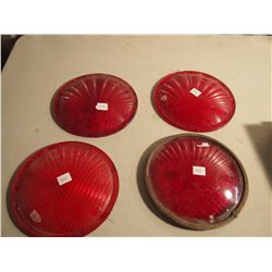 Red Railway Glass Covers (4)