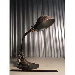Vintage Metal Desk Lamp (Working)