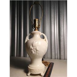 Aladdin Milk Glass Electric Lamp, No Shade (Working)