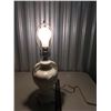 Image 5 : Aladdin Milk Glass Electric Lamp, No Shade (Working)