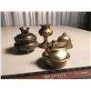 Image 1 : Misc Metal Pieces (Table Lighter, Bell, Candle Holder, Etc;)