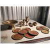 Image 1 : Lot Of Indian Metal Decorative Pieces