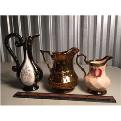Lot Of Misc Decorative Jugs