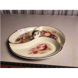 Decorative Hand Painted Tray (Made In Occupied Japan)
