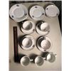 Image 2 : Matching Cups, Saucers, And Plates Set