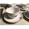 Image 4 : Matching Cups, Saucers, And Plates Set