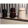 Image 1 : Misc Glass Telephone Pole Insulators (3)
